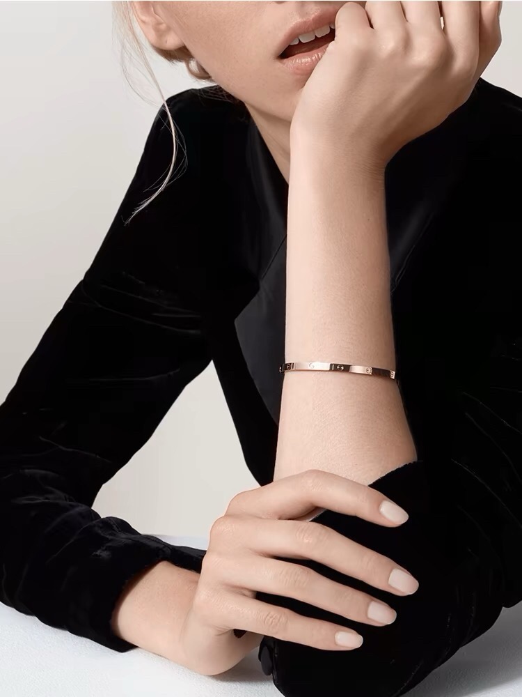  Cartier  accessories LOVE BRACELET 3.65MM ( 3 colors）