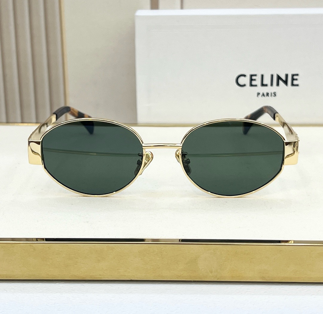 Celine accessories  Sunglasses  Triomphe Metal – Gold