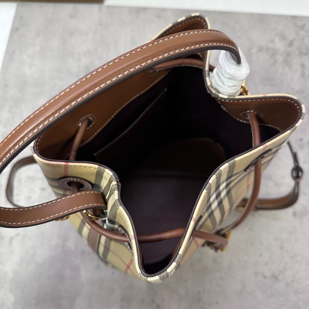 Burberry Small TB Bucket  in brown