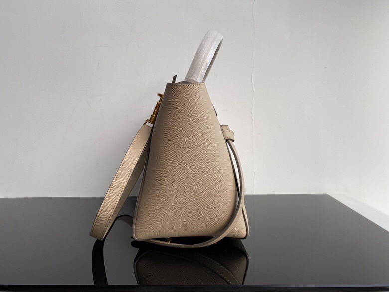CELINE NANO BELT BAG IN GRAINED CALFSKINLIGHT TAUPE