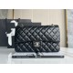 CHANEL  CLASSIC HANDBAG Lambskin & Gold-Tone Metal Black