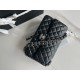 CHANEL  CLASSIC HANDBAG Lambskin & Gold-Tone Metal Black