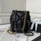 CHANEL 19 BACKPACK Shiny Lambskin, Gold-Tone