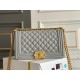 CHANEL HANDBAG LE BOY  Calfskin & Ruthenium-Finish Metal Black ( 4 colors)