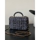 CHANEL MINI FLAP BAG WITH TOP HANDLE