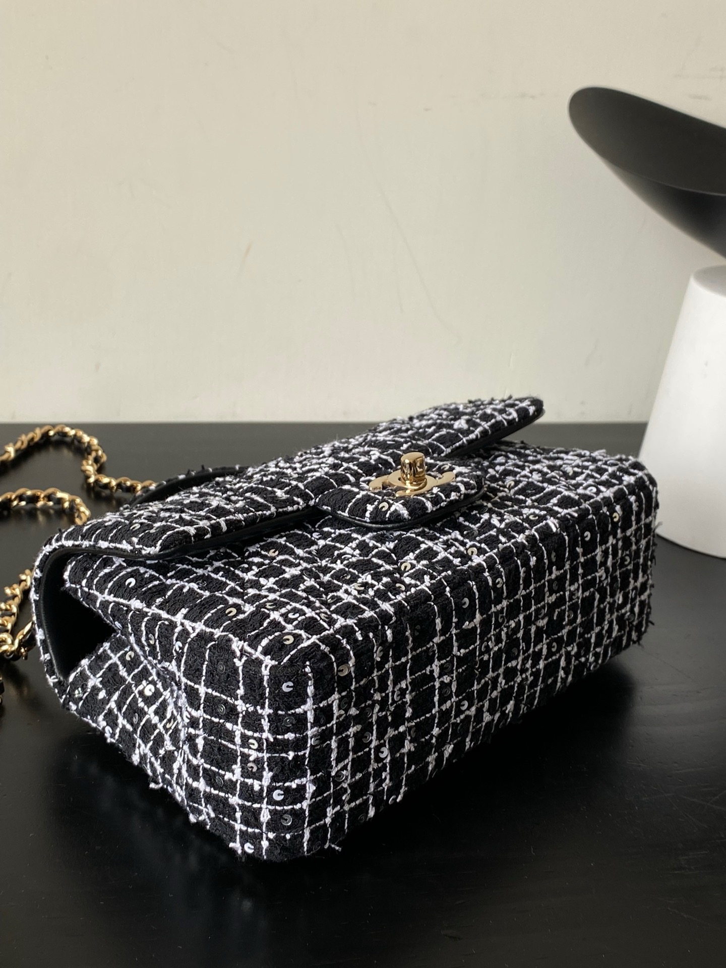 CHANEL MINI FLAP BAG WITH TOP HANDLE