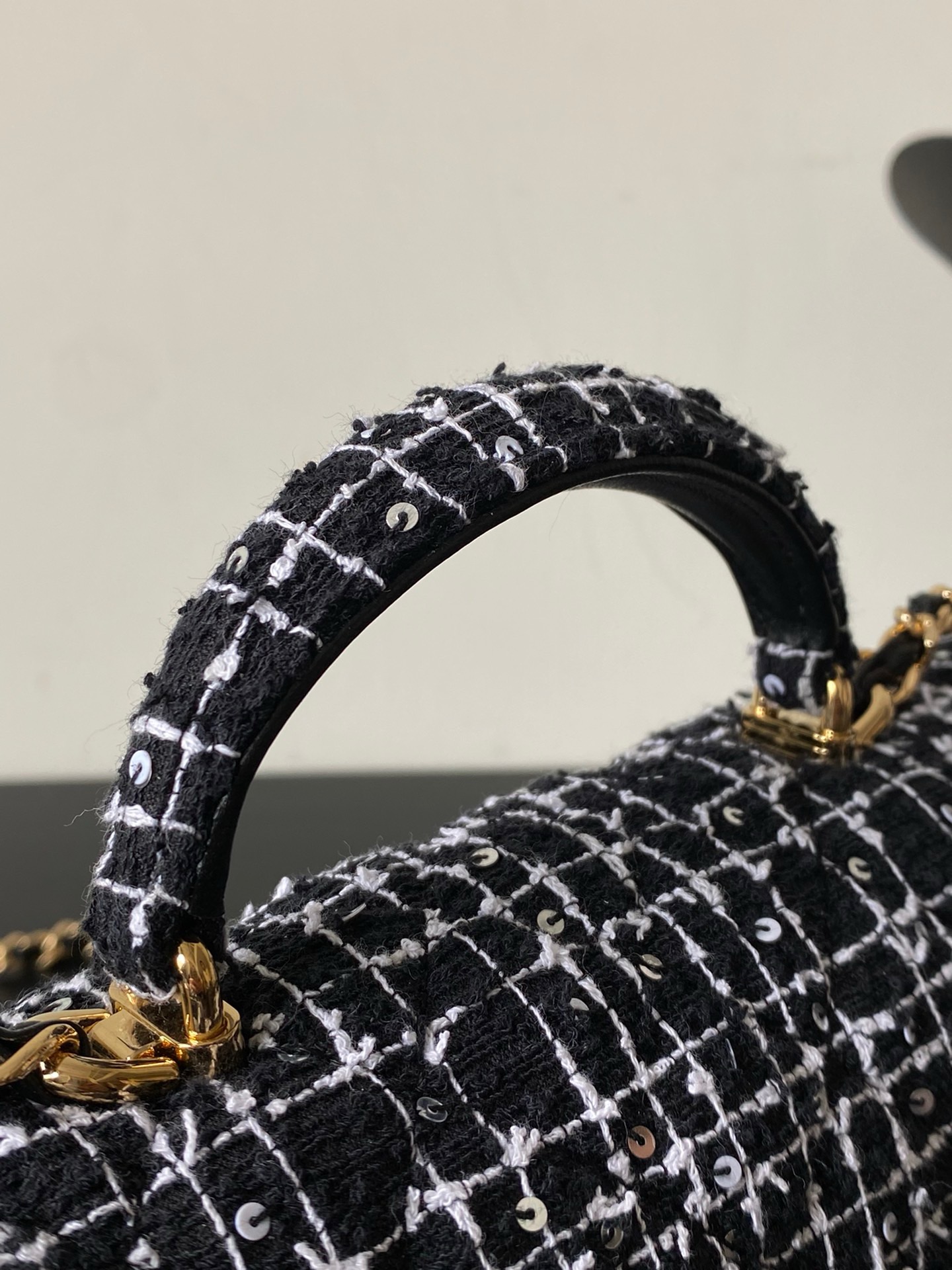 CHANEL MINI FLAP BAG WITH TOP HANDLE