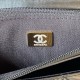 CHANEL CLUTCH WITH CHAIN Lambskin & Gold-Tone Metal Black