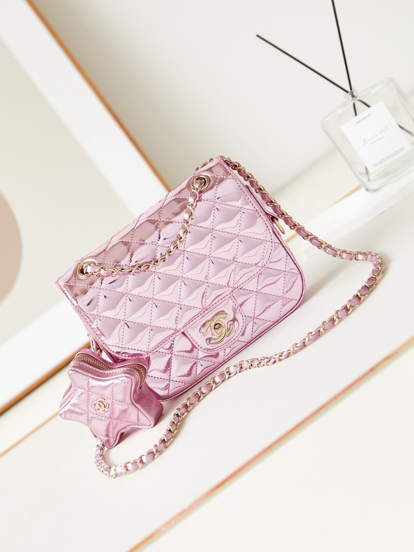 CHANEL BACKPACK & STAR COIN PURSE ( 3 colors)
