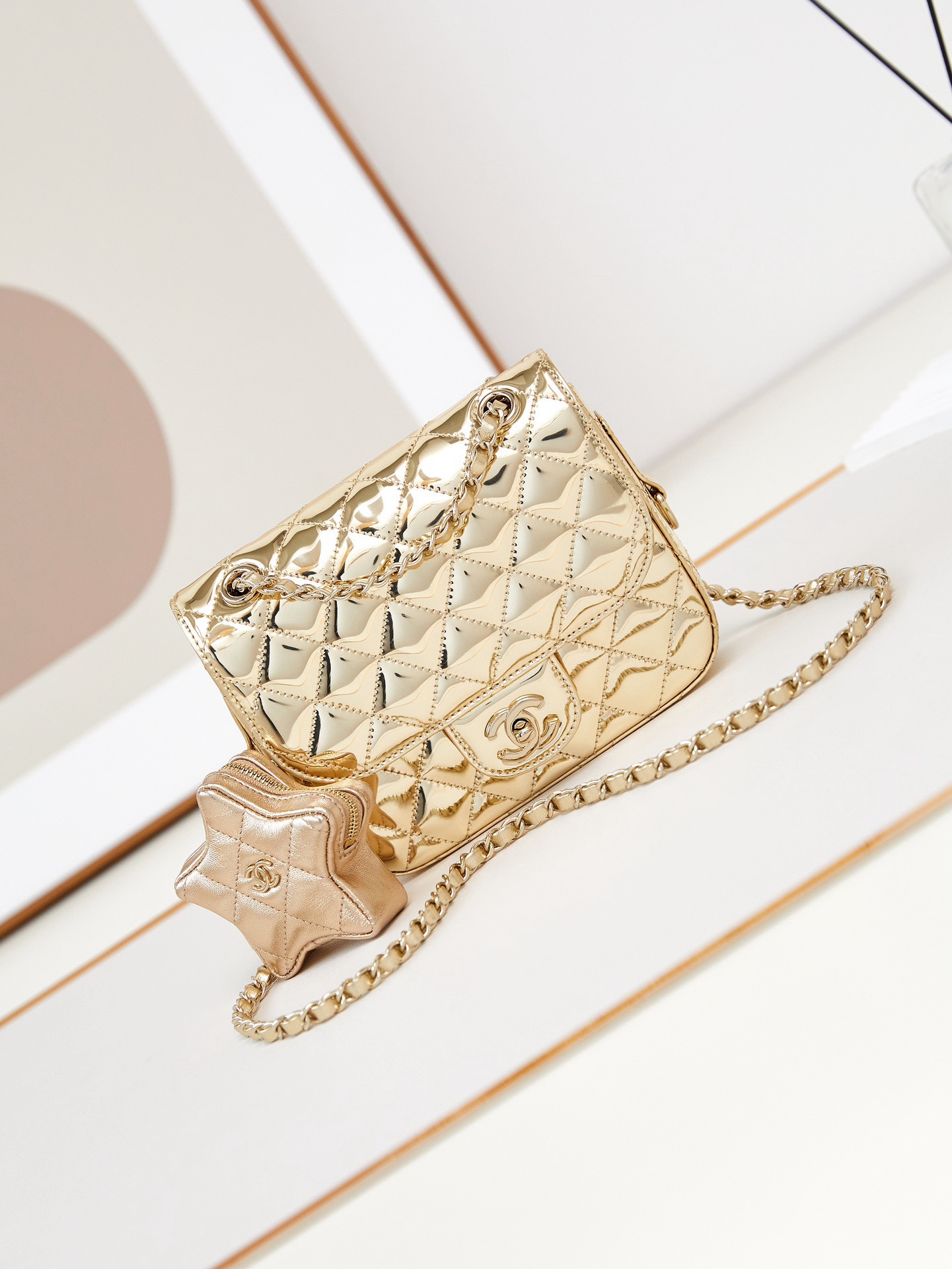 CHANEL BACKPACK & STAR COIN PURSE ( 3 colors)