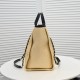 CHANEL Straw Raffia Calfskin Chain Medium Deauville Tote Beige Black
