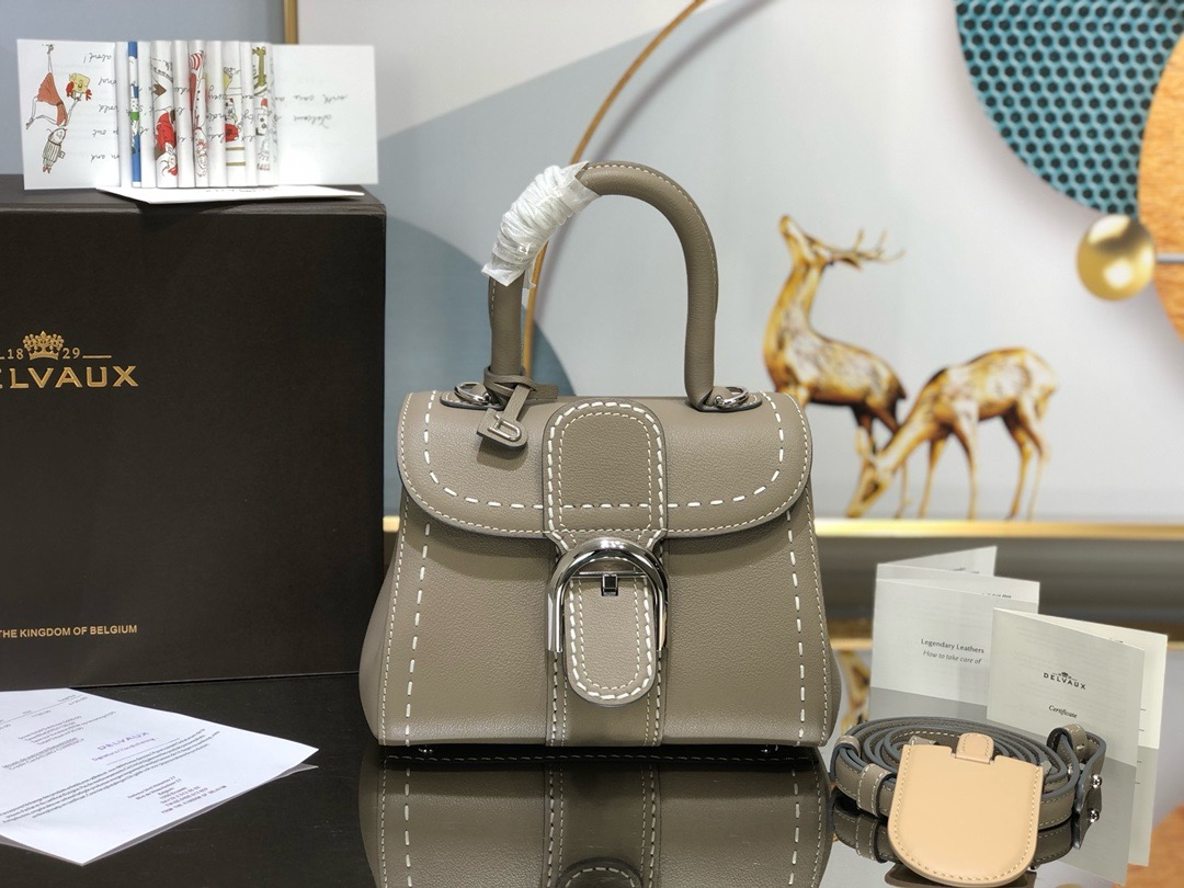 Delvaux  Brillant PM Surpiqué in Rodeo Calf（8 colors）