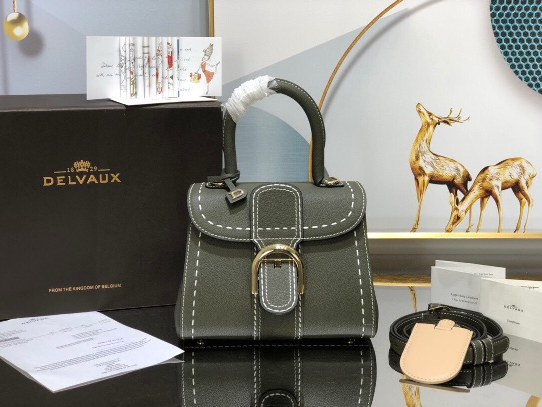 Delvaux  Brillant PM Surpiqué in Rodeo Calf（8 colors）