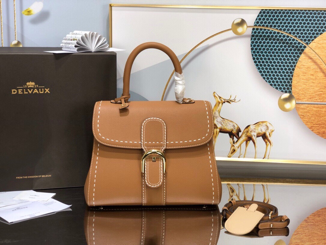 Delvaux  Brillant PM Surpiqué in Rodeo Calf（8 colors）