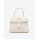 Delvaux  Brillant MM in Box Calf in  white 