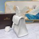 Delvaux  Brillant MM in Box Calf in  white 
