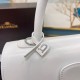 Delvaux  Brillant MM in Box Calf in  white 