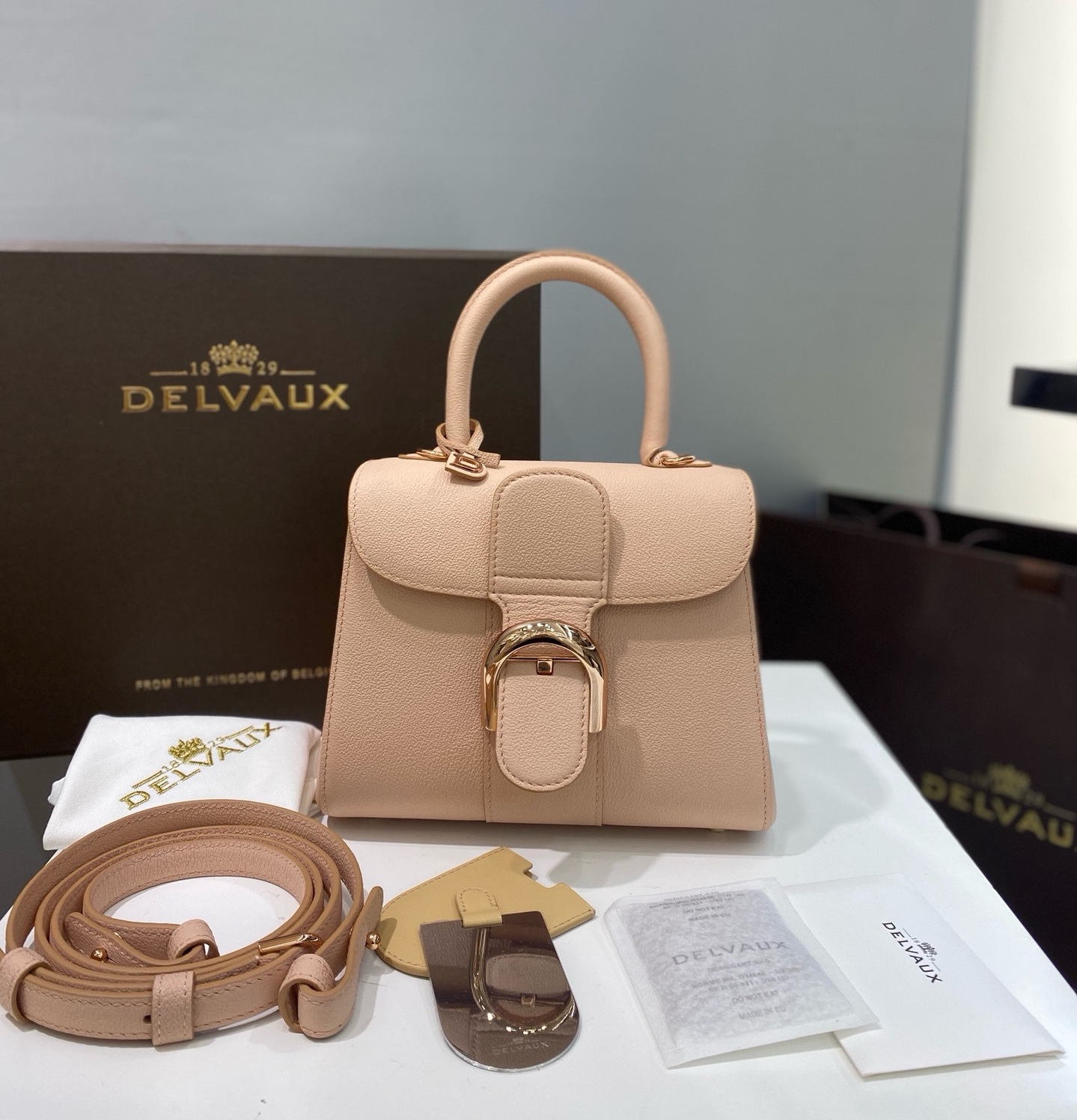 Delvaux  Brillant Brillant Mini in Rodeo Calf（4 colors）