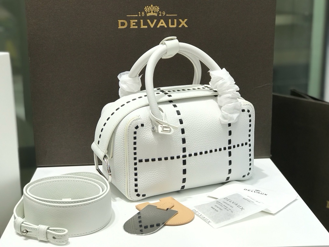 Delvaux Cool Box Mini in Taurillon Soft（7 colors）