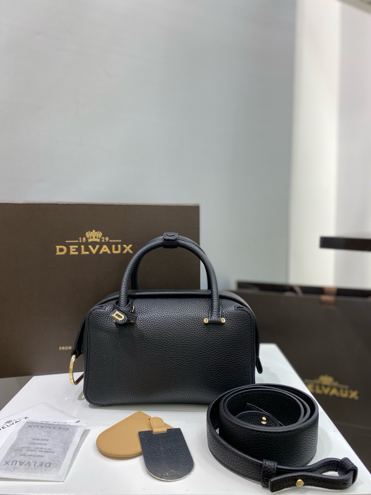 Delvaux Cool Box Mini in Taurillon Soft（7 colors）