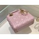 Dior Mini Lady Dior Bag  Cannage Lambskin ( 4 colors)