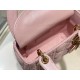 Dior Mini Lady Dior Bag  Cannage Lambskin ( 4 colors)