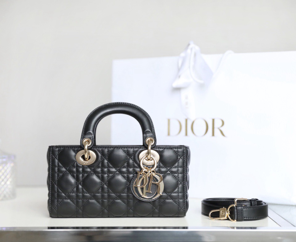 DiorSmall Lady D-Joy Bag  Latte Cannage Lambskin ( 4 colors)