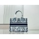 DIOR Canvas Embroidered Large Dioriviera Toile De Jouy Book Tote Beige 