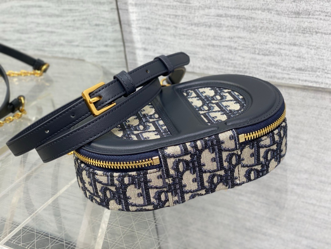 Dior  CD Signature Oval Camera Bag （4 colors）