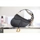 Dior Saddle Bag with Strap  Black Grained Calfskin（4 colors）