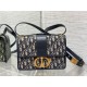 Dior Small 30 Montaigne Bag  Blue Dior Oblique Jacquard ( 2 colors)