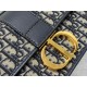 Dior Small 30 Montaigne Bag  Blue Dior Oblique Jacquard ( 2 colors)