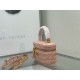 Dior Caro Mini Vanity CasePowder Pink Macrocannage Lambskin  ( 3 colors)