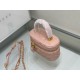 Dior Caro Mini Vanity CasePowder Pink Macrocannage Lambskin  ( 3 colors)
