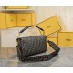 Fendi  Baguette Brown FF jacquard fabric bag