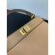 Fendi  Peekaboo ISeeU Petite Beige padded nappa leather bag（4 colors）