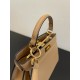 Fendi  Peekaboo ISeeU Petite Beige padded nappa leather bag（4 colors）