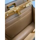 Fendi  Peekaboo ISeeU Petite Beige padded nappa leather bag（4 colors）