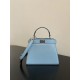 Fendi  Peekaboo ISeeU Petite Beige padded nappa leather bag（4 colors）