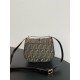 Fendi  C’mon Medium Brown FF jacquard fabric and leather bag（4 colors）