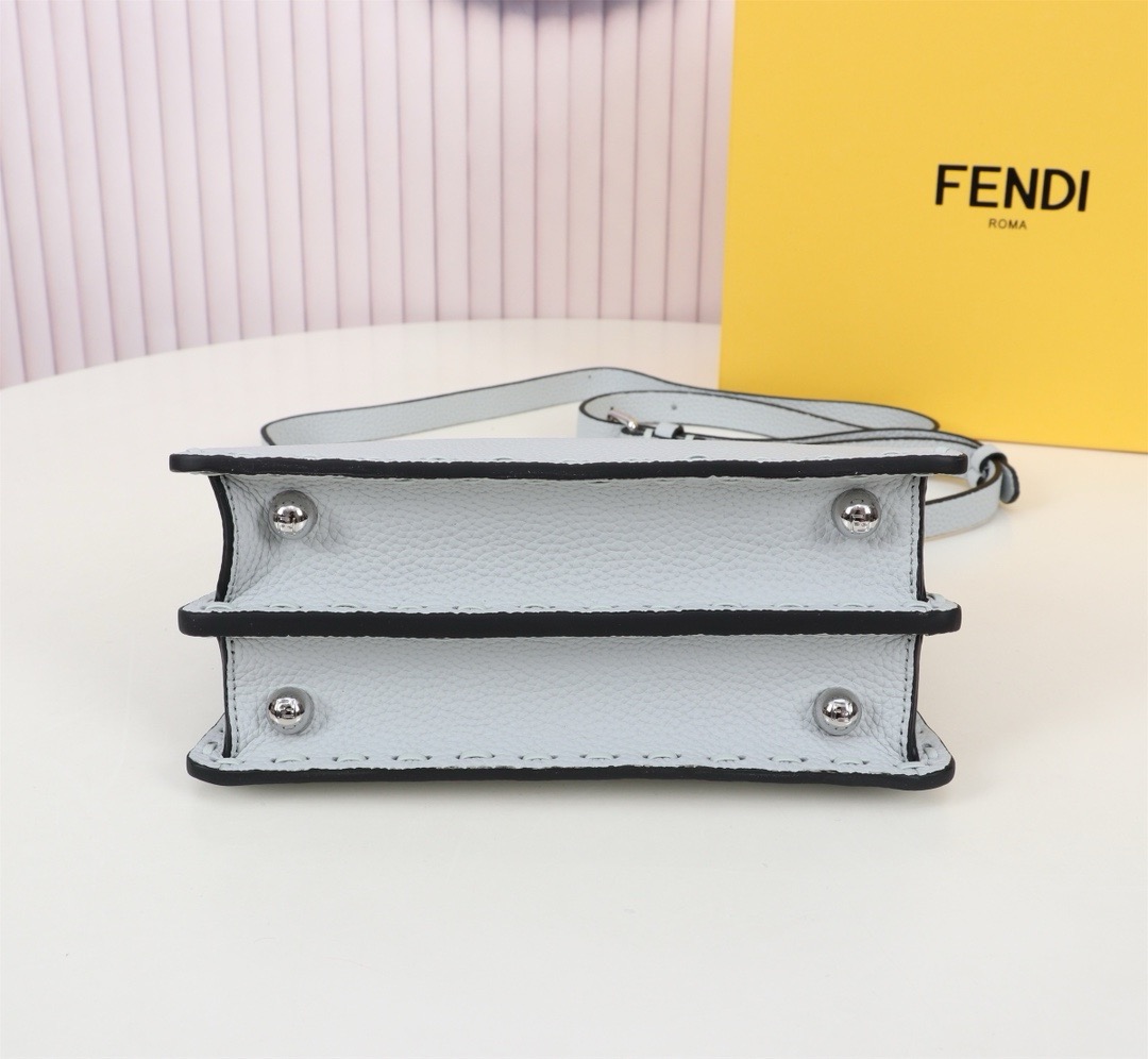 Fendi  Peekaboo ISeeU Petite Light Blue