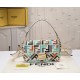 Fendi  Baguette Multicolor canvas bag with FF embroidery（4 colors）