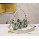 Fendi  Baguette Multicolor canvas bag with FF embroidery（4 colors）