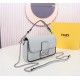 Fendi  Baguette Mini Light blue Selleria bag with 309 hand-sewn topstitches（4 colors）