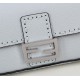 Fendi  Baguette Mini Light blue Selleria bag with 309 hand-sewn topstitches（4 colors）