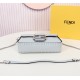 Fendi  Baguette Mini Light blue Selleria bag with 309 hand-sewn topstitches（4 colors）