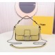 Fendi  Baguette Mini Light blue Selleria bag with 309 hand-sewn topstitches（4 colors）