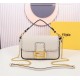 Fendi  Baguette Mini Light blue Selleria bag with 309 hand-sewn topstitches（4 colors）