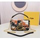 Fendi Baguette Mini Multicolor canvas bag with FF embroidery（2 colors）