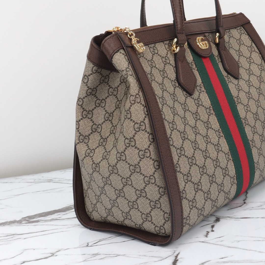 GUCCI  OPHIDIA GG MEDIUM TOTE BAG